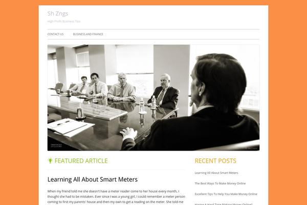 Tiny Forge theme site design template sample