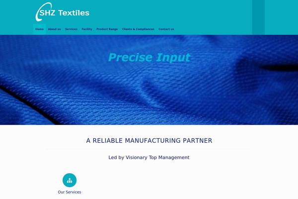 Vantage theme site design template sample