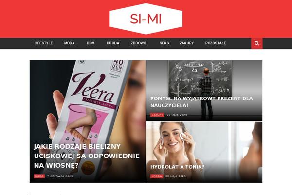 si-mi.pl site used Szablon