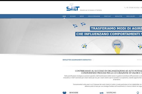 Official theme site design template sample
