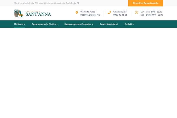 siacasadicurasantanna.it site used Medify