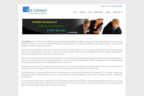 Esteem theme site design template sample
