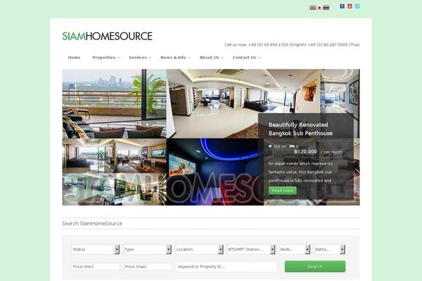 Wpcasa theme site design template sample