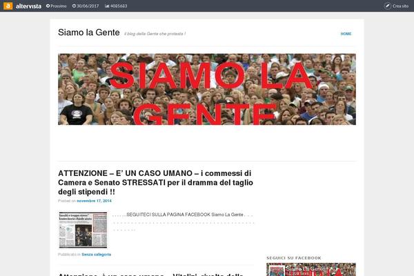 siamolagente.altervista.org site used Altervista Theme