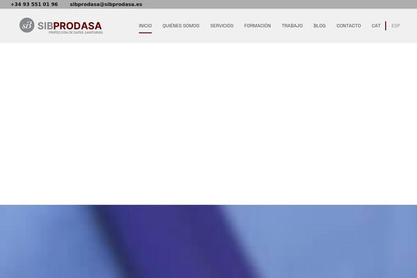 Total theme site design template sample