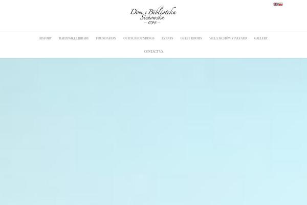 Frontend theme site design template sample