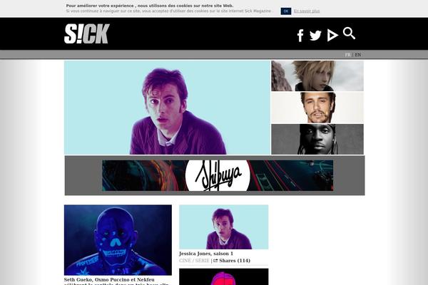 sick WordPress theme, websites list used sick theme sick theme websites examples