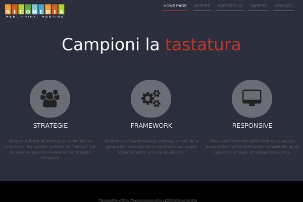 sicomedia.ro site used Sicomediav2