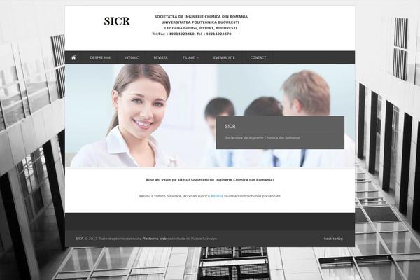 Laboratory theme site design template sample