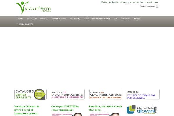EDU theme site design template sample