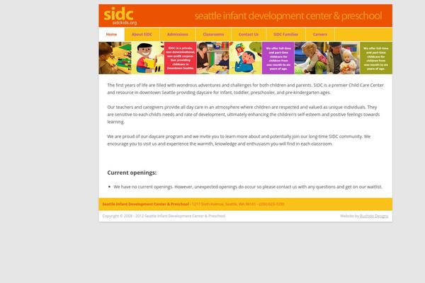 Twenty Twelve theme site design template sample