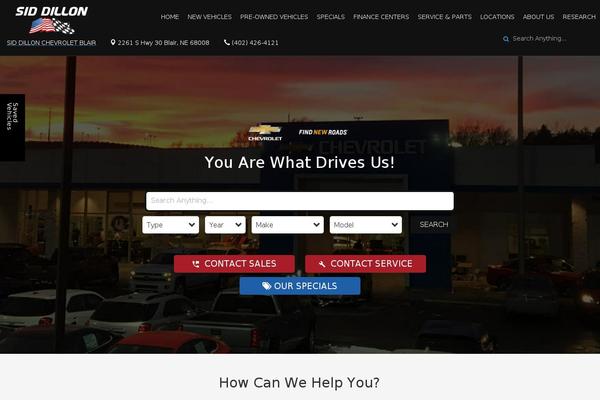 Dealer Inspire common theme site design template sample