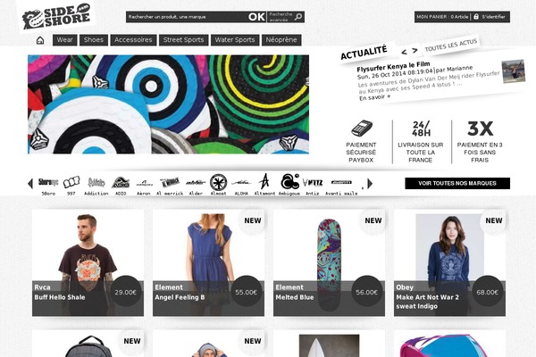 Gonzo theme site design template sample