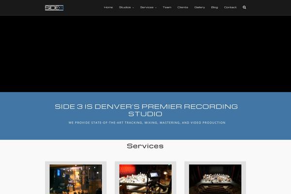 Meteors theme site design template sample