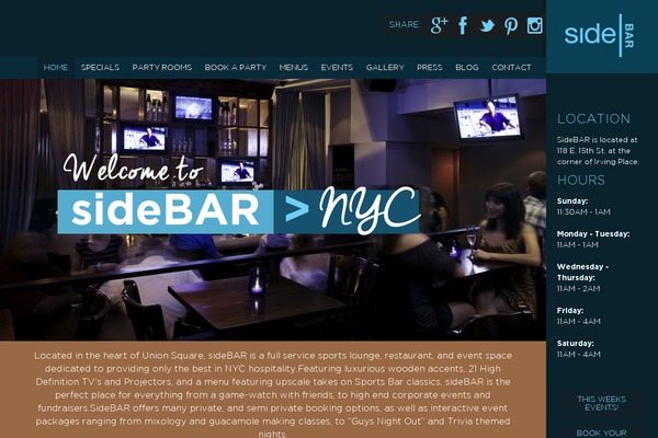 sidebarny.com site used Sidebar