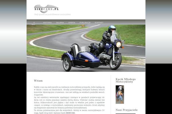 sidecars.pl site used Tranquil Reflections