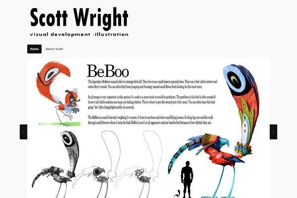 Portfolio theme site design template sample