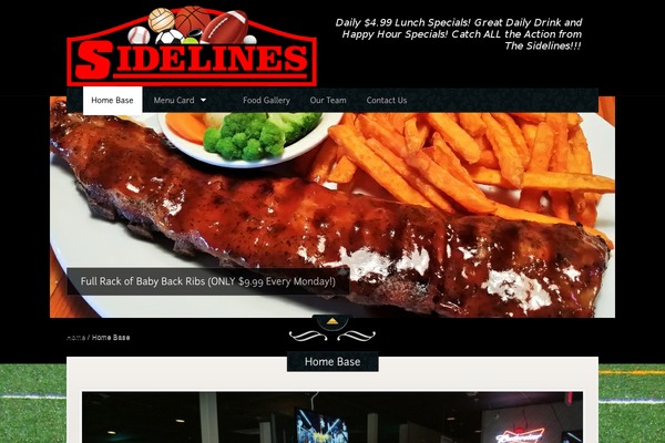 The Restaurant theme site design template sample