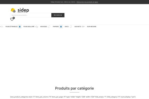 sidep-embal.fr site used Sarcom