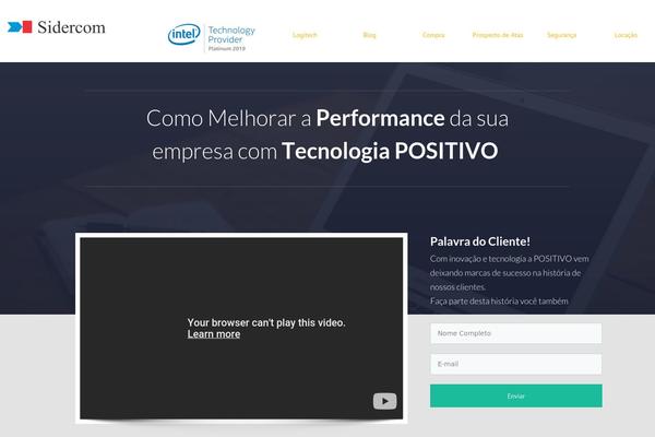 sidercom.com.br site used Sidercom