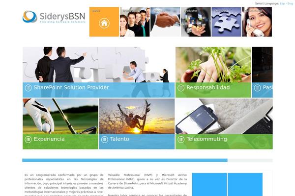 One Touch theme site design template sample