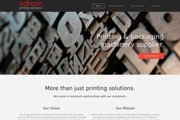 Increat theme site design template sample