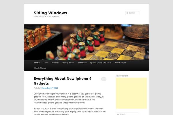 Visual theme site design template sample
