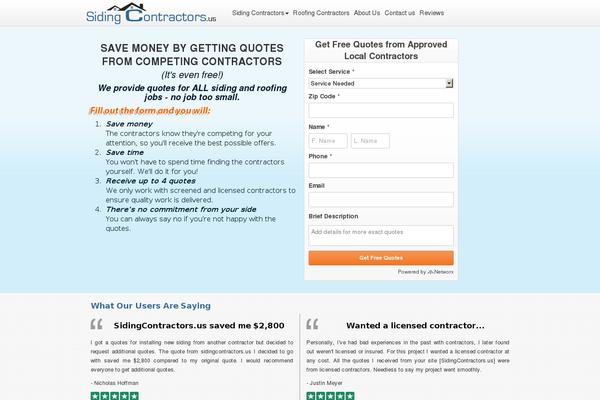 sidingcontractors.us site used Streaminfo