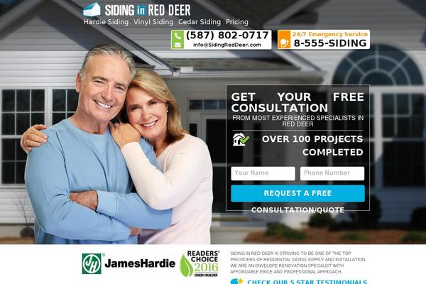 sidingreddeer.com site used Siding
