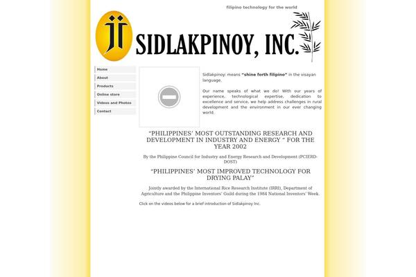 sidlakpinoy.com site used WP-Andreas01