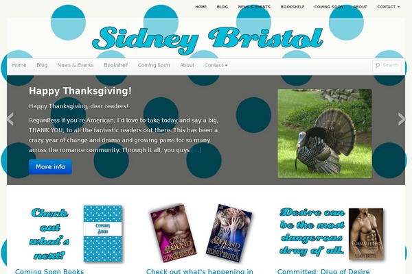 Site using MyBookTable Bookstore by Author Media plugin