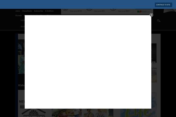 Newspaper Child theme site design template sample