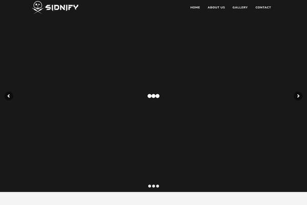 Rebellion theme site design template sample