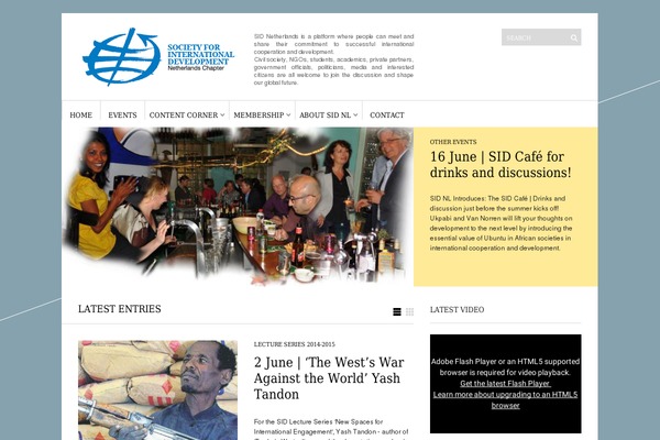 Sight theme site design template sample