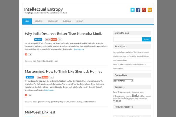 Iconic One theme site design template sample