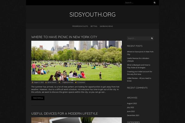 Blackoot Lite theme site design template sample