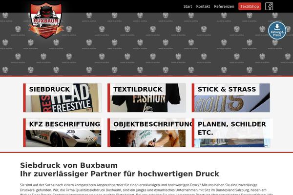 siebdruckbuxbaum.com site used Quark