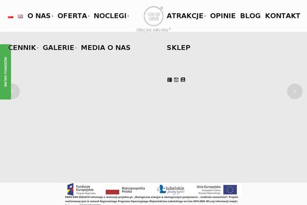 Site using Parallax Scroll plugin
