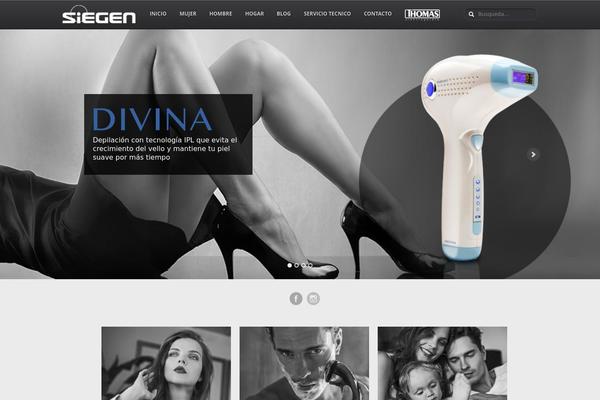 Mirage theme site design template sample