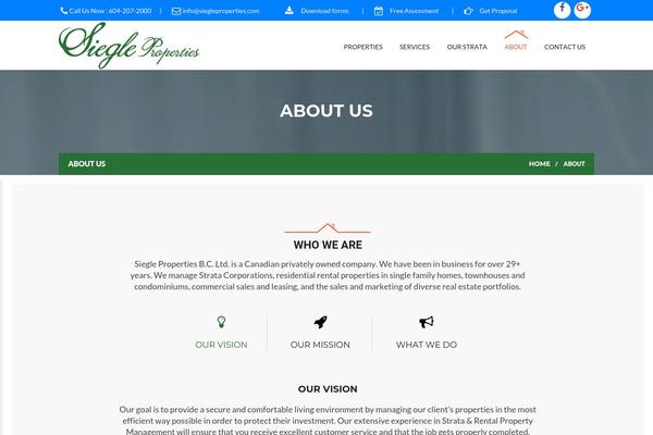Realtor theme site design template sample