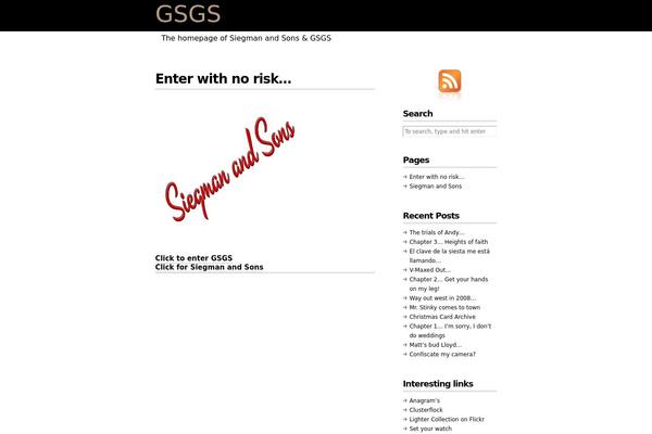 siegmanandsons.com site used Copyblogger