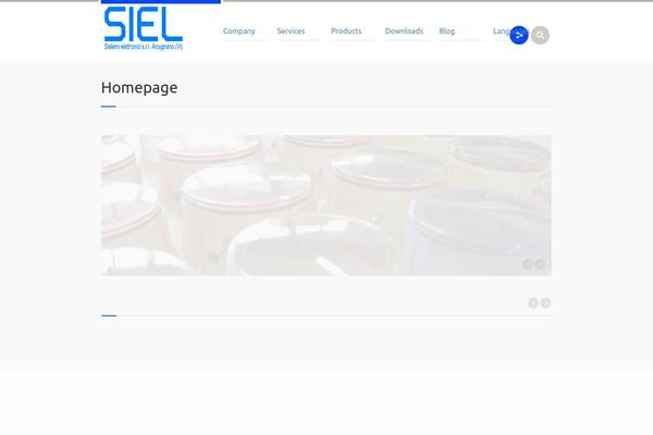 Industrial theme site design template sample