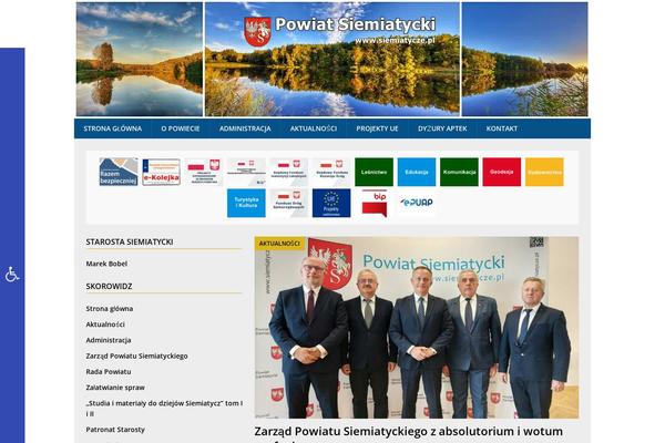 siemiatycze.pl site used MH Magazine