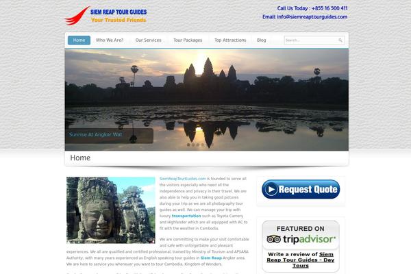 siemreaptourguides.com site used Corbiz
