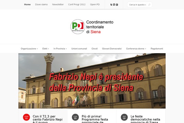 sienapartitodemocratico.it site used Lucid