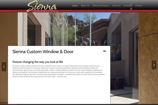 siennacustom.com site used DK
