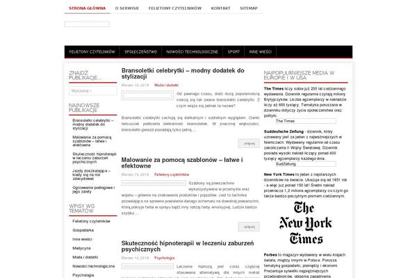 Site using Vi Random Post Widget plugin