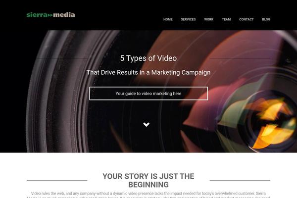 Mana theme site design template sample