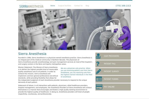 sierraanesthesia.com site used Saa