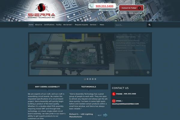 Empire theme site design template sample